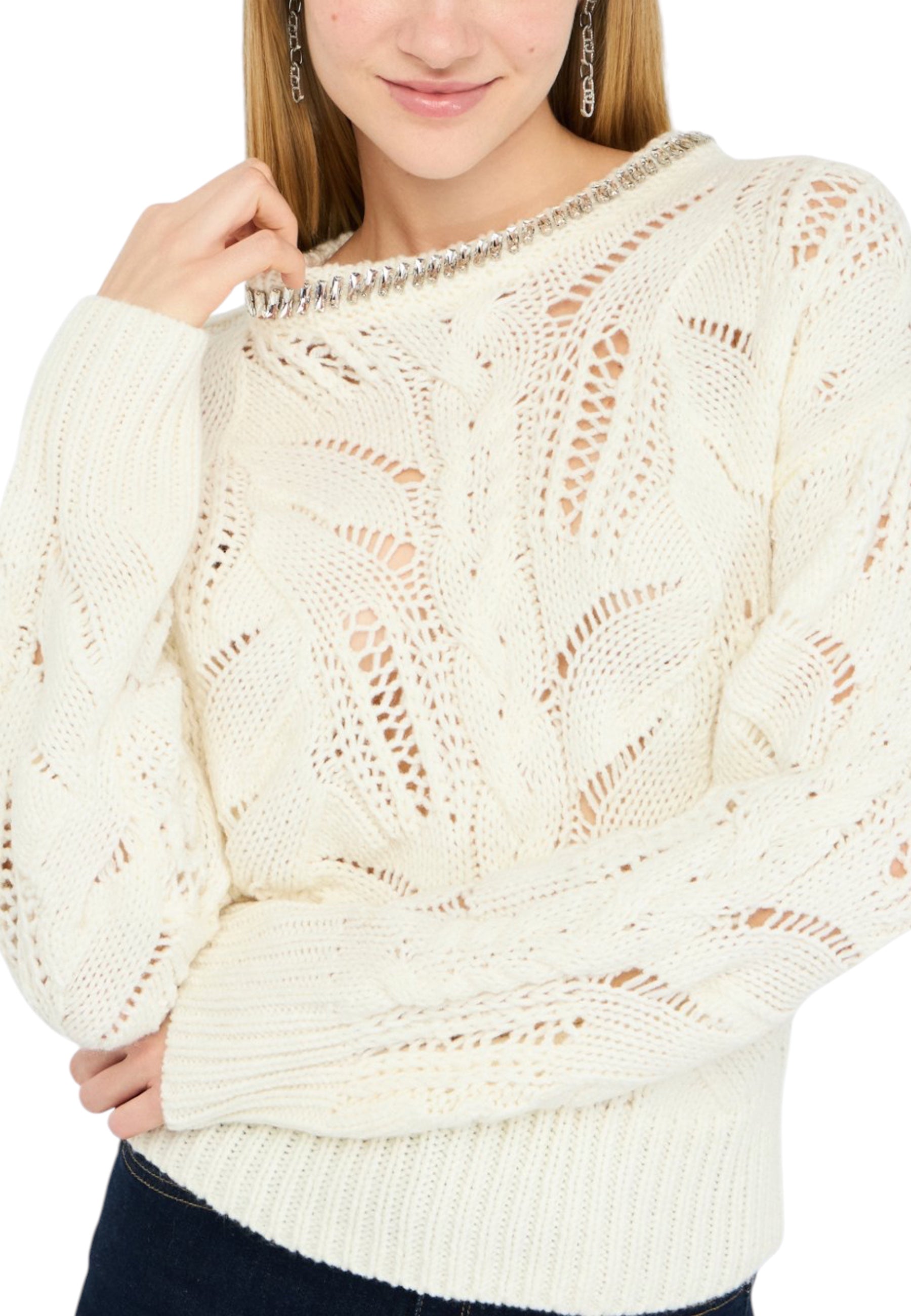 Liu Jo Pull femme — white