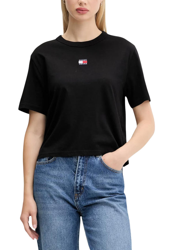 Tommy Hilfiger Jeans T-shirt femme — black
