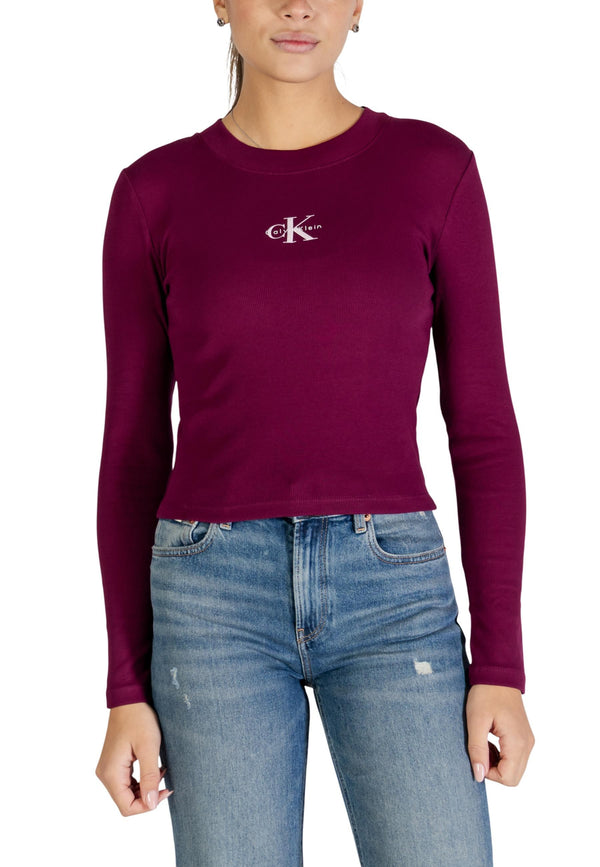Calvin Klein Jeans Pull femme — bordeaux