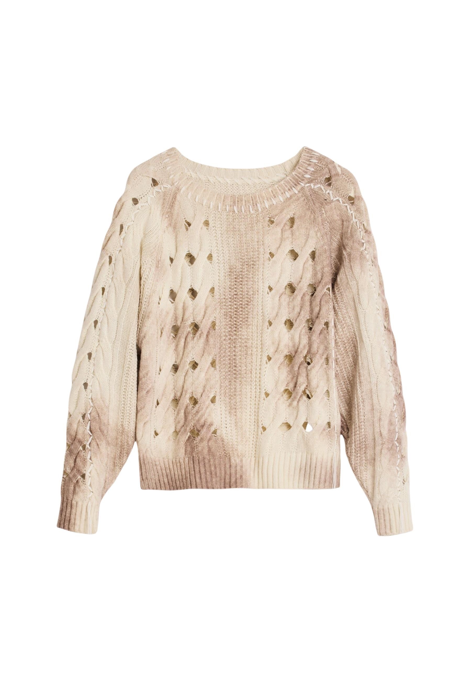 Desigual Pull femme — beige