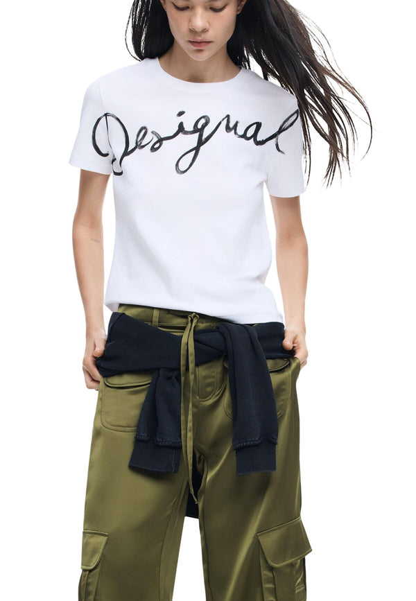 Desigual T-shirt femme — white