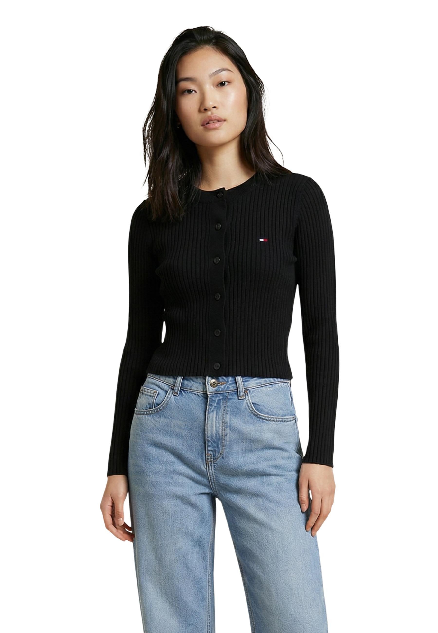Tommy Hilfiger Jeans Jean femme Cardigans — black
