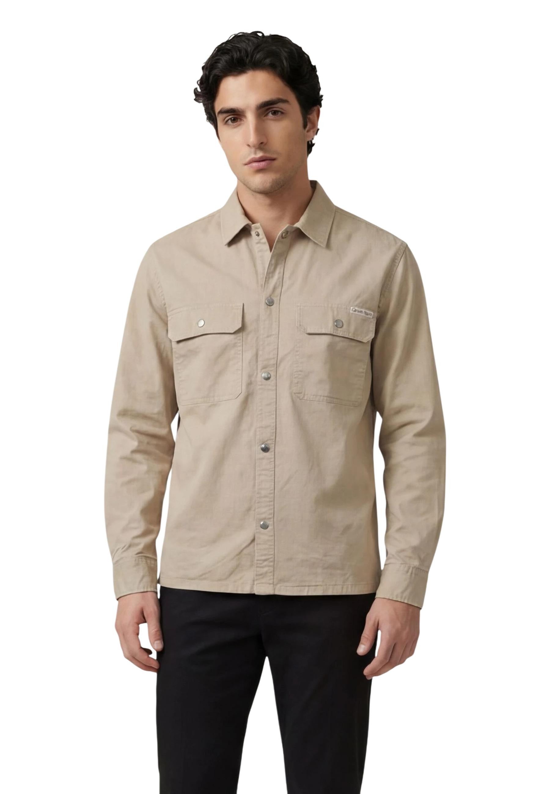 Calvin Klein Jeans Chemise homme Chemises — beige