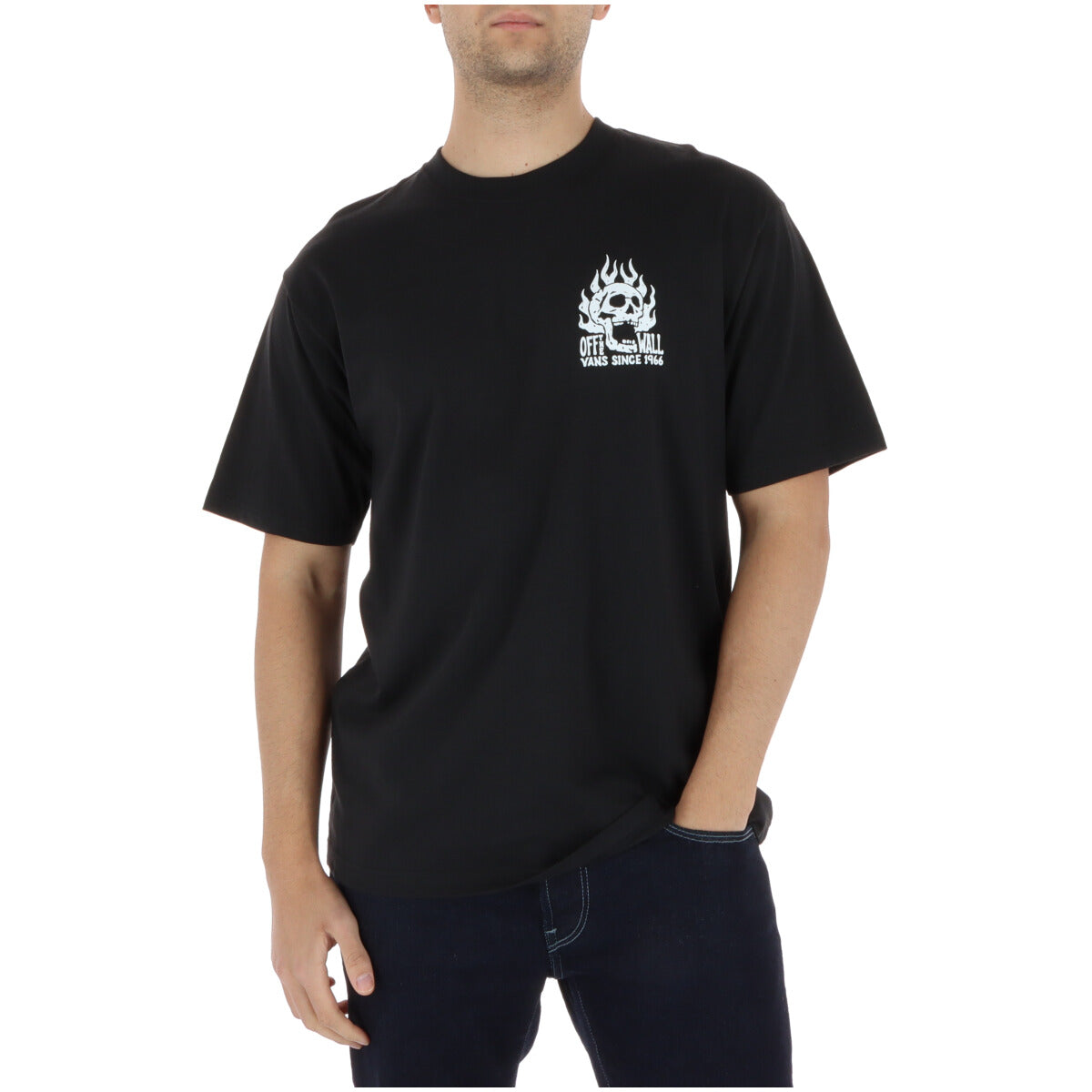 Vans T-shirt homme — black