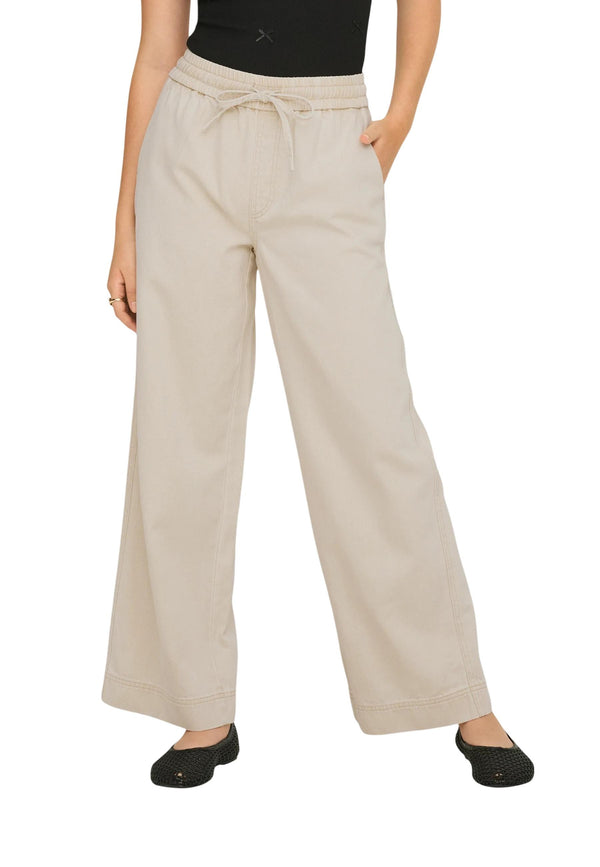 Only Pantalon femme Pantalons — beige