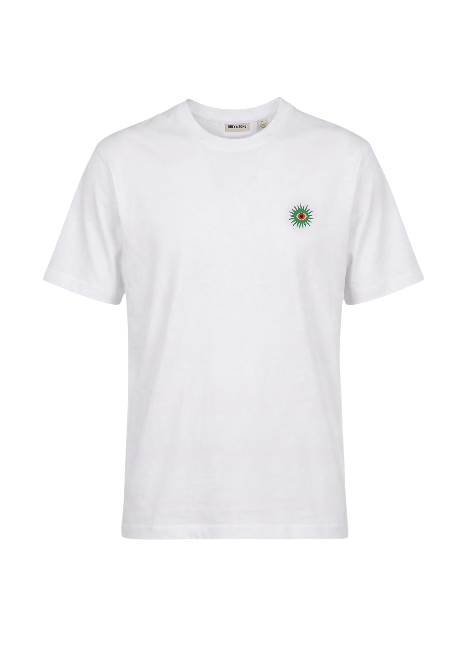 Only & Sons T-shirt homme — white