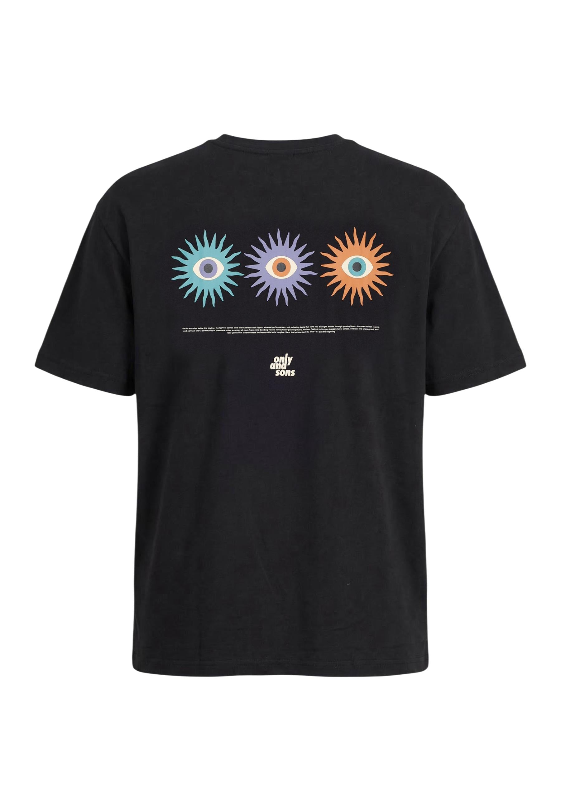 Only & Sons T-shirt homme — black