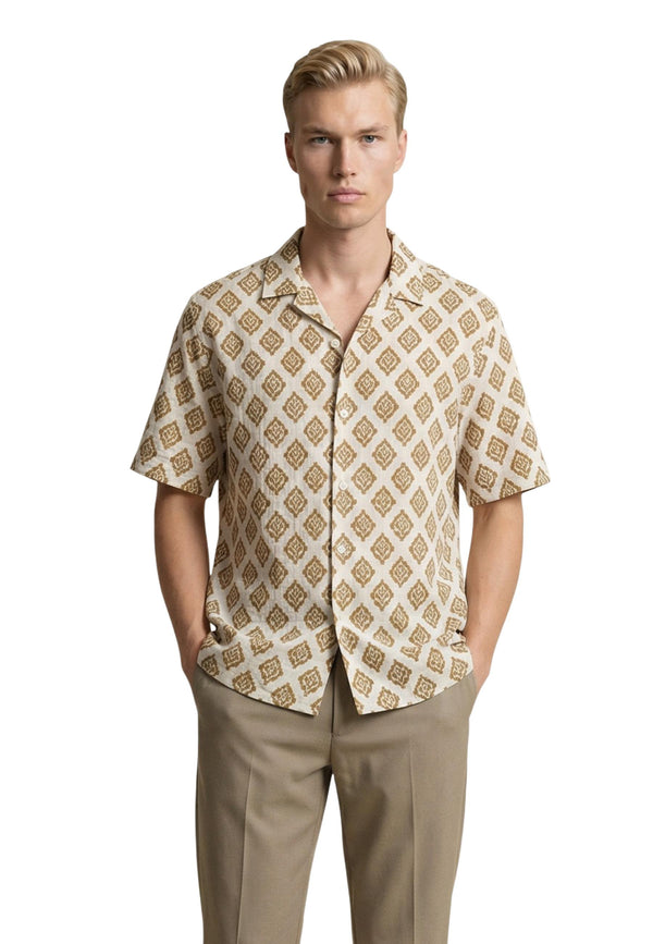Gianni Lupo Chemise homme Chemises — beige