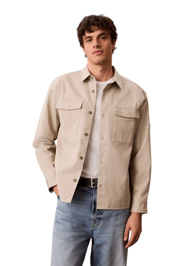 Calvin Klein Jeans Chemise homme Chemises — beige