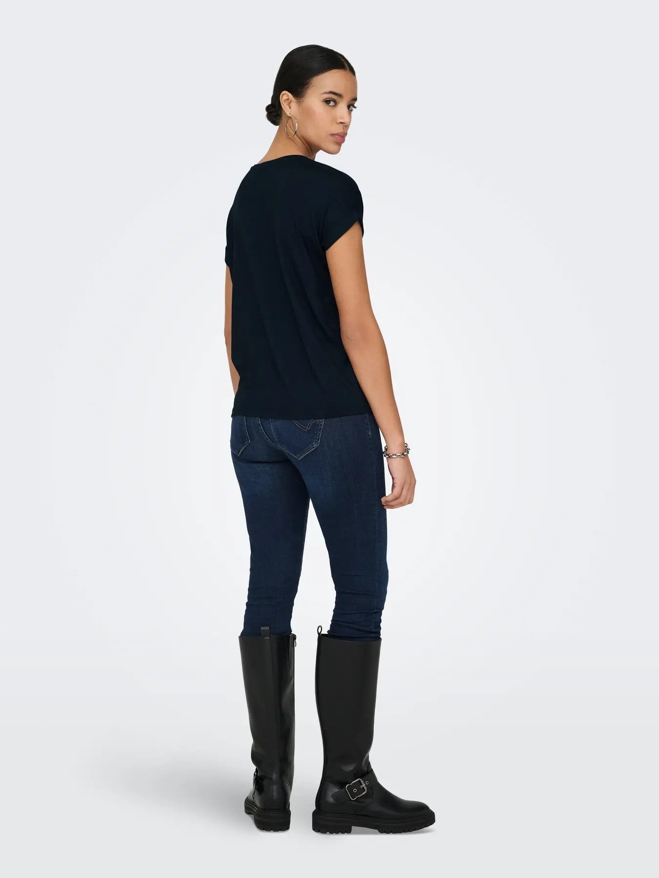 Only T-shirt femme — black