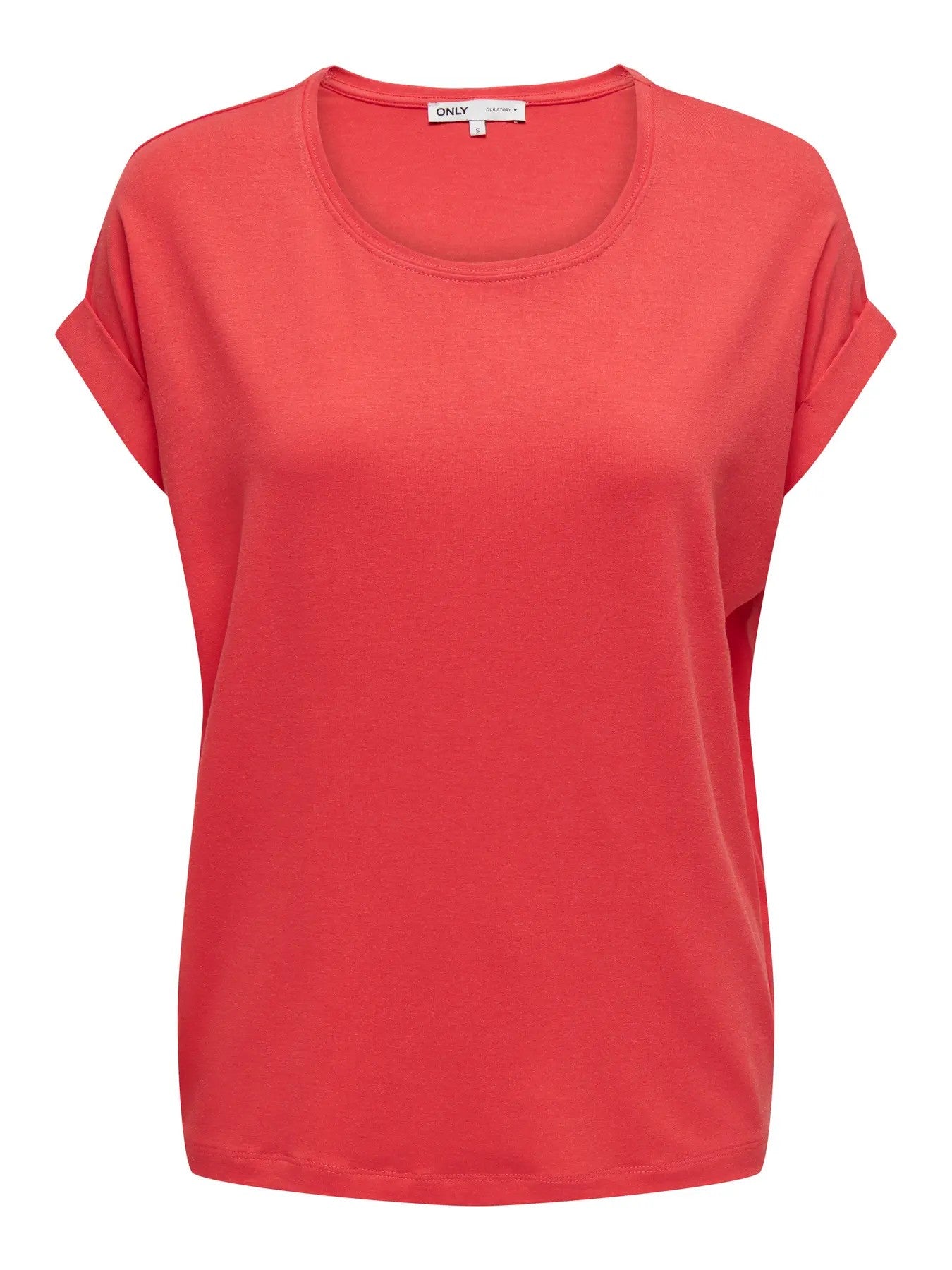 Only T-shirt femme — coral