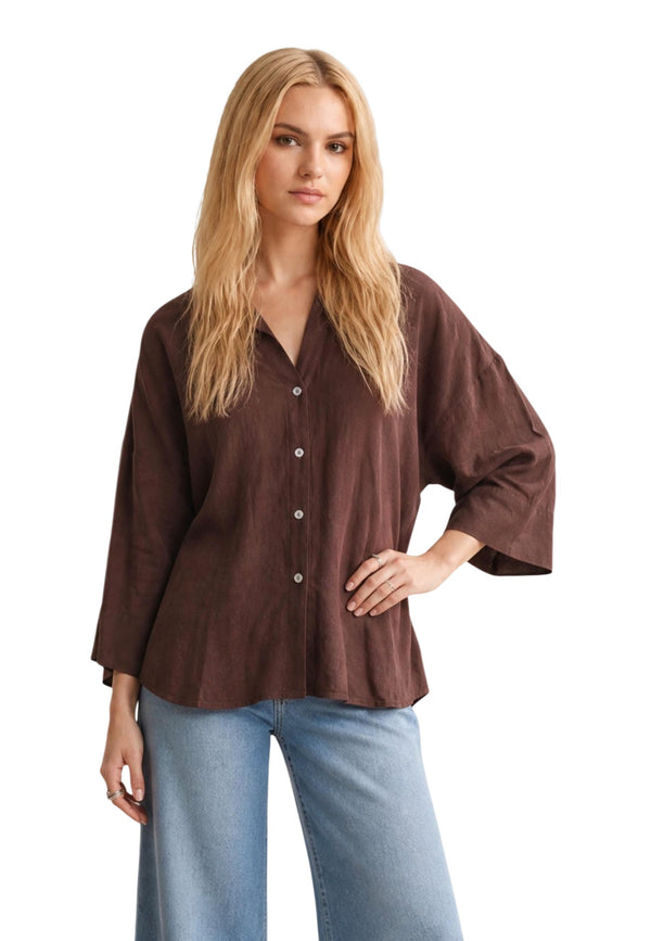 Jacqueline De Yong Chemise femme Chemises — brown