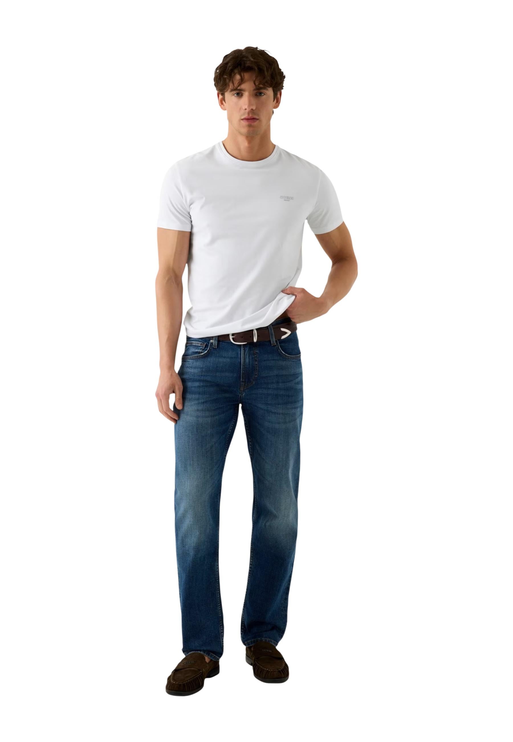 Guess T-shirt homme — white