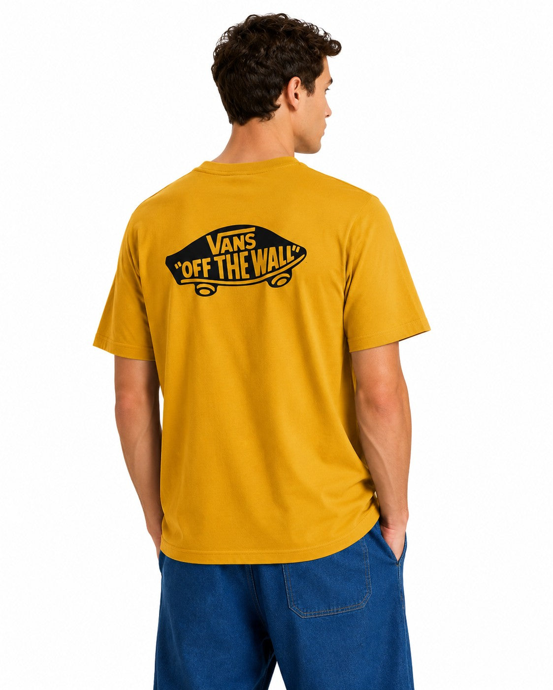 Vans T-shirt homme — yellow