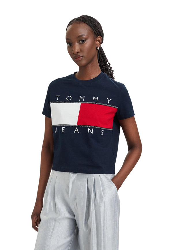 Tommy Hilfiger Jeans T-shirt femme — blue