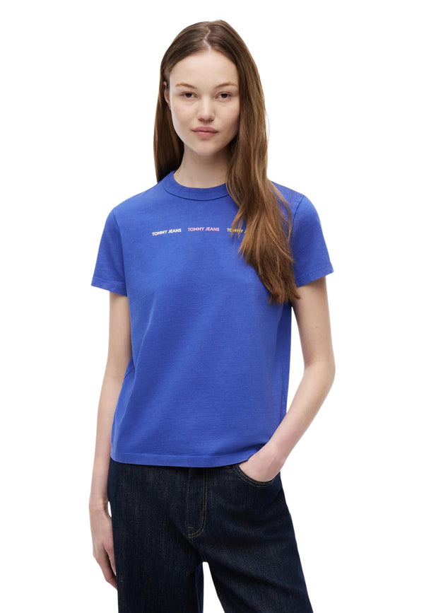 Tommy Hilfiger Jeans T-shirt femme — blue