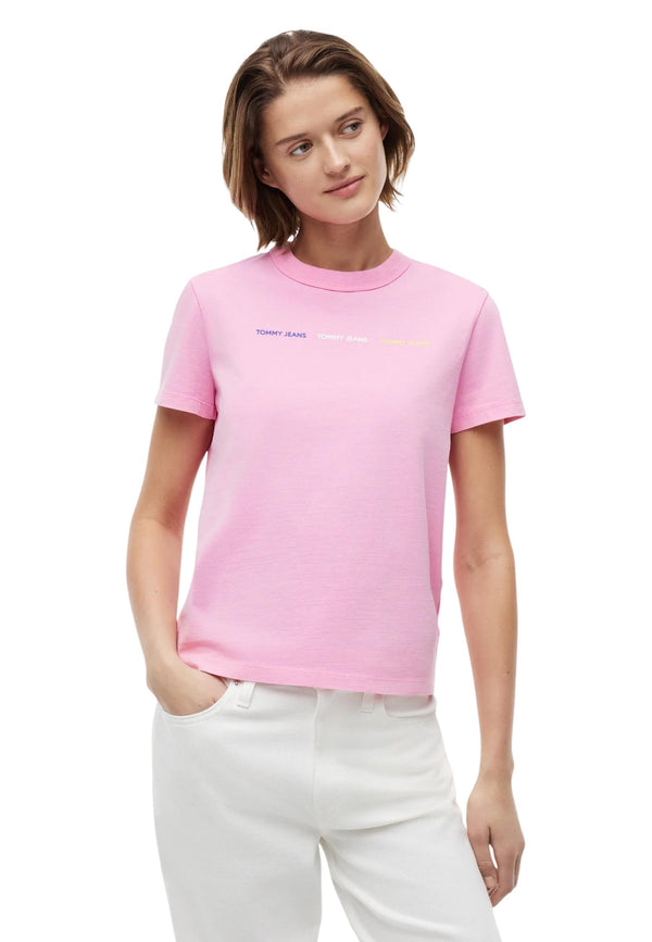 Tommy Hilfiger Jeans T-shirt femme — pink · 2475109