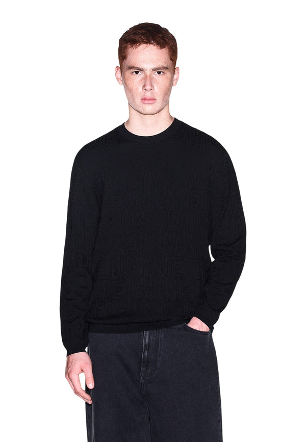 Armani Exchange Pull homme — black