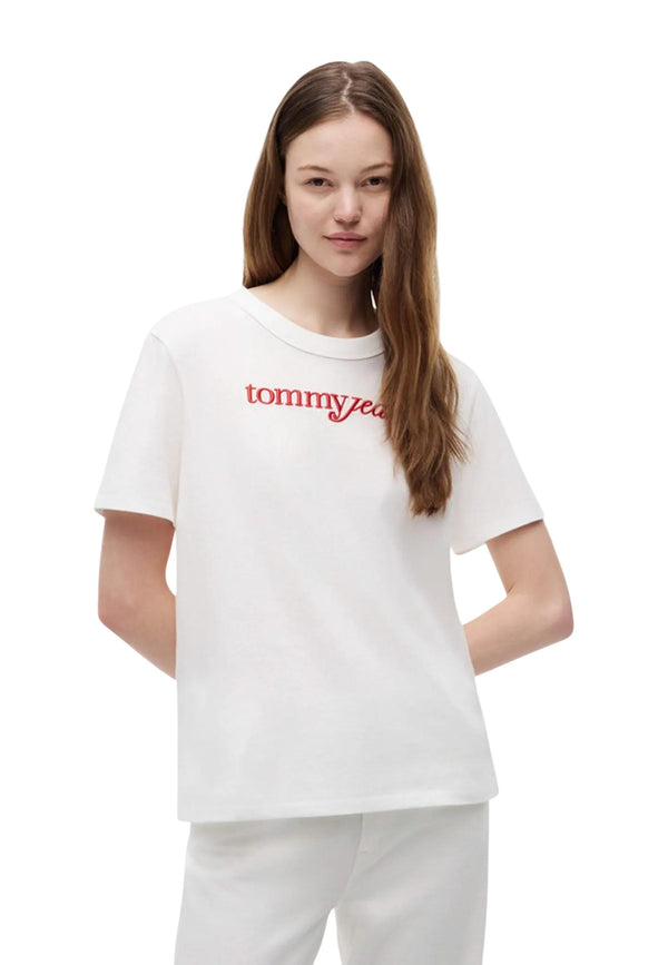 Tommy Hilfiger Jeans T-shirt femme — white