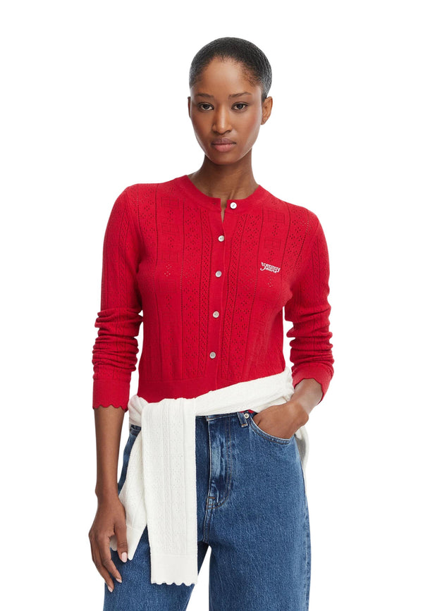 Tommy Hilfiger Jeans Pull femme — red