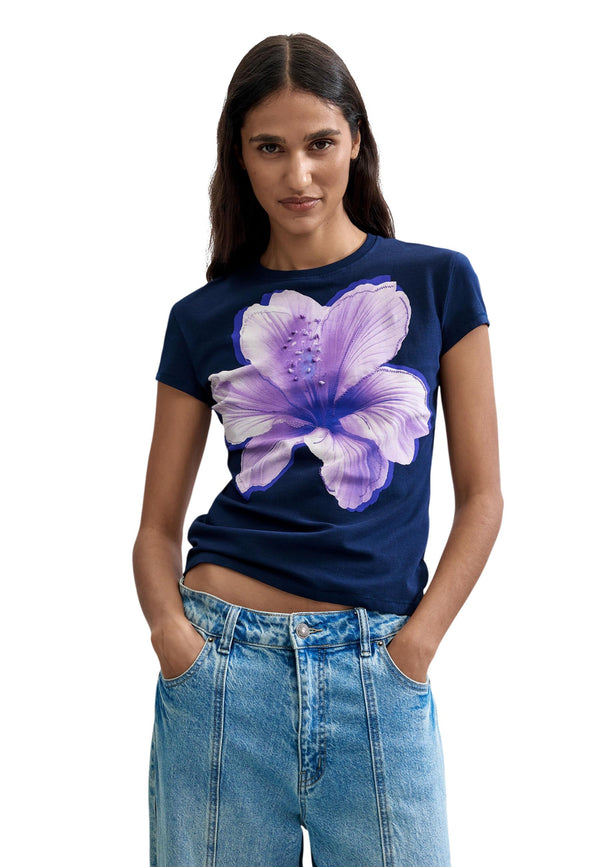 Desigual T-shirt femme — blue