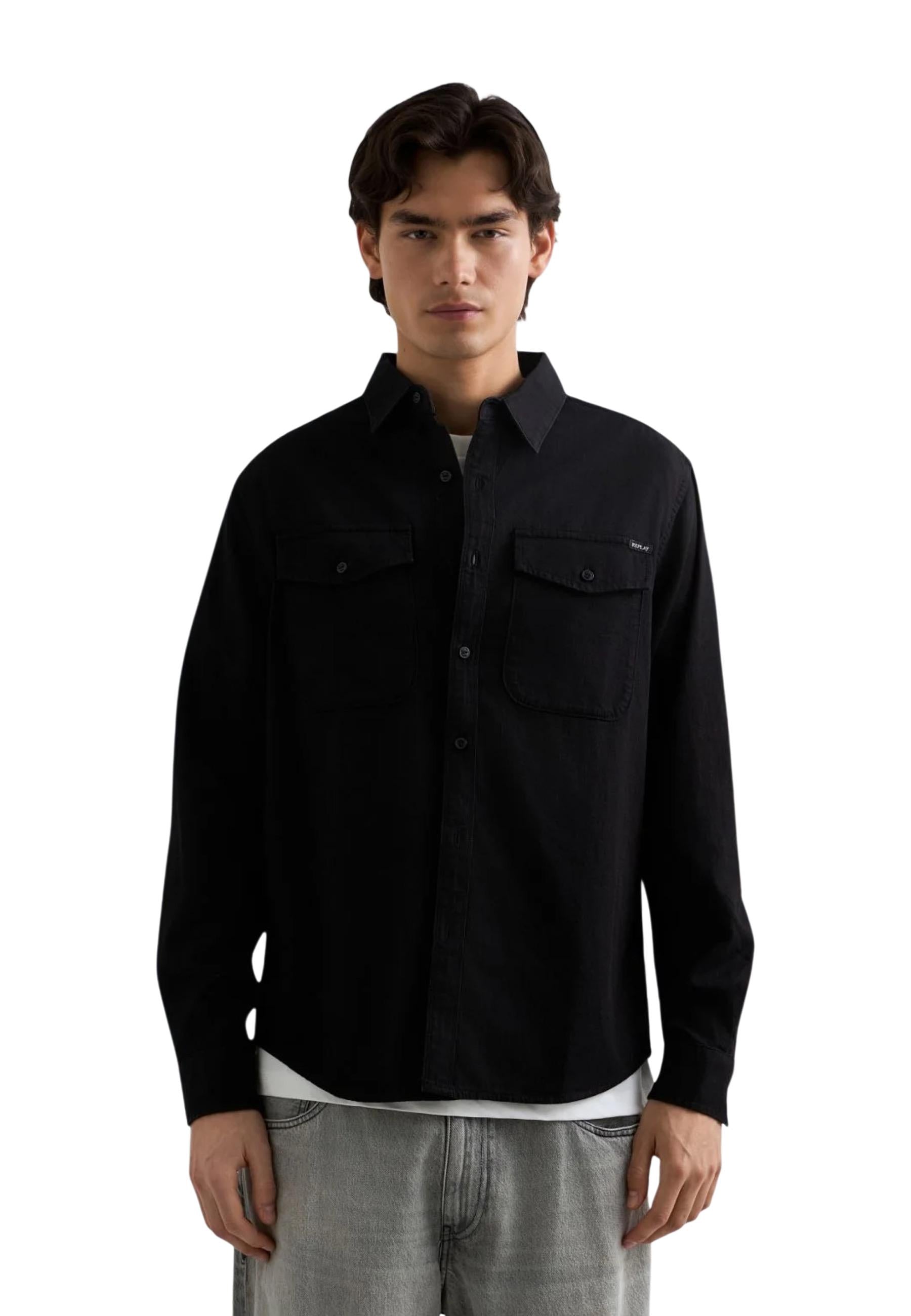 Replay Chemise homme Chemises — black
