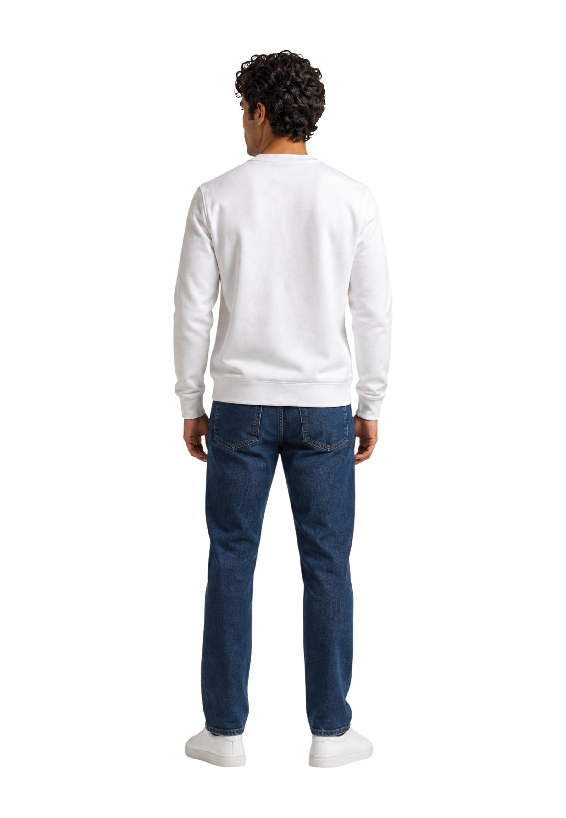 Ea7 Sweat homme Sweatshirts — white