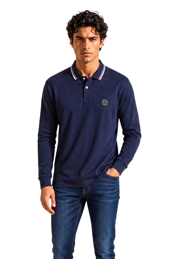 Armani Exchange Polo homme — blue