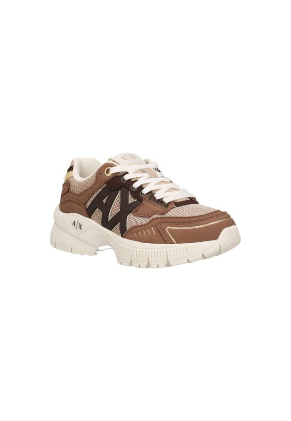 Armani Exchange Baskets femme — beige