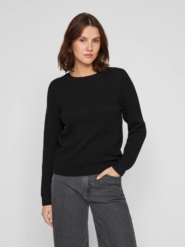 Vila Clothes Pull femme — black