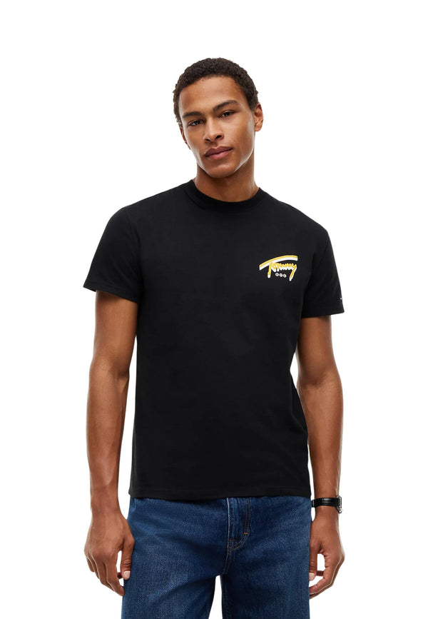 Tommy Hilfiger Jeans T-shirt homme — black