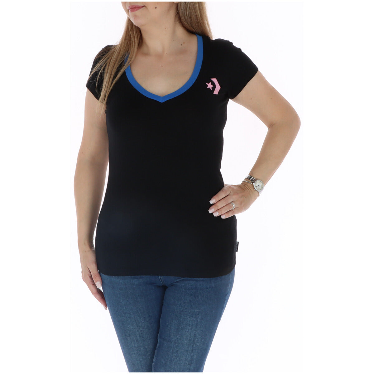Converse T-shirt femme — black
