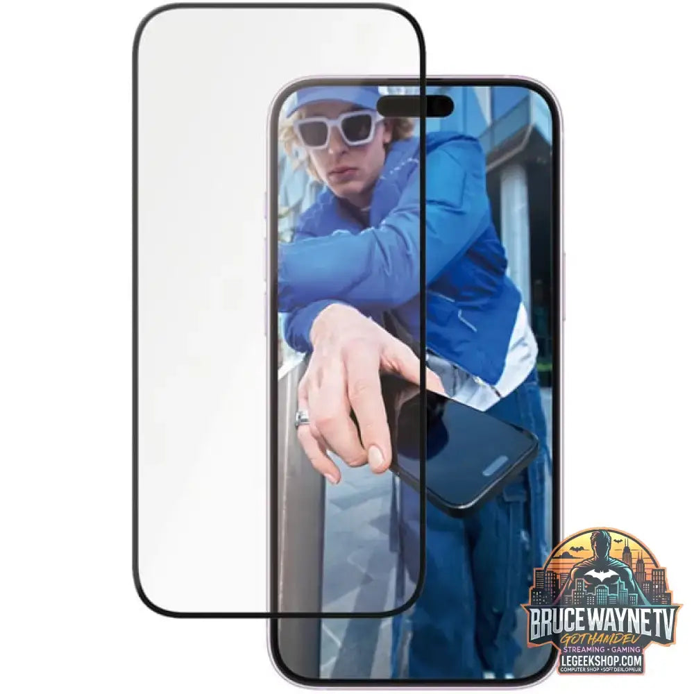 PanzerGlass Ceramic Displayschutz Ultra-Wide Fit, Schutzfolie transparent, iPhone 16 Plus, EasyAligner - Beschaffenheit: Glänzend - vue 3
