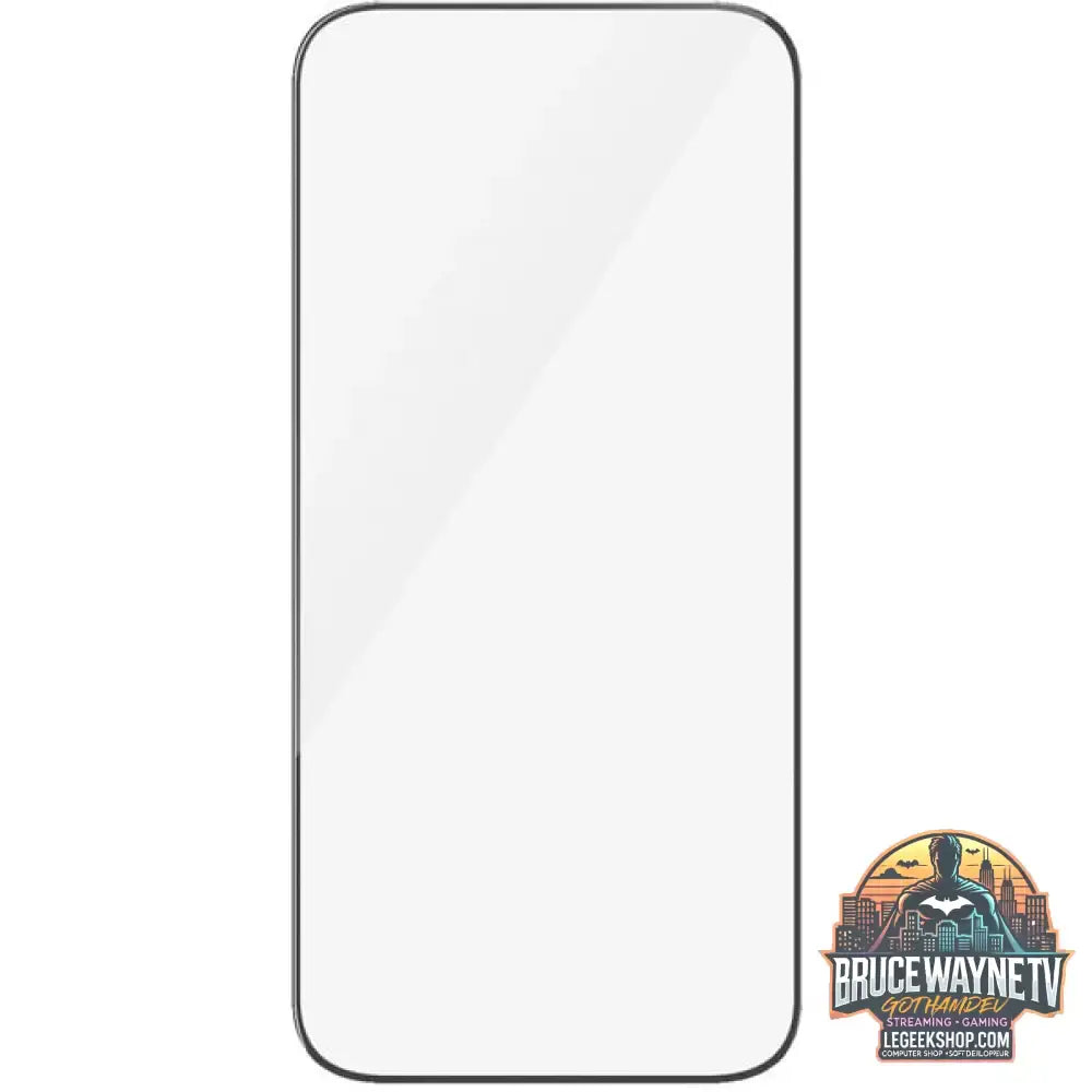 PanzerGlass Displayschutz, Schutzfolie transparent/schwarz, iPhone 15 Pro, EasyAligner - PanzerGlass - vue 2