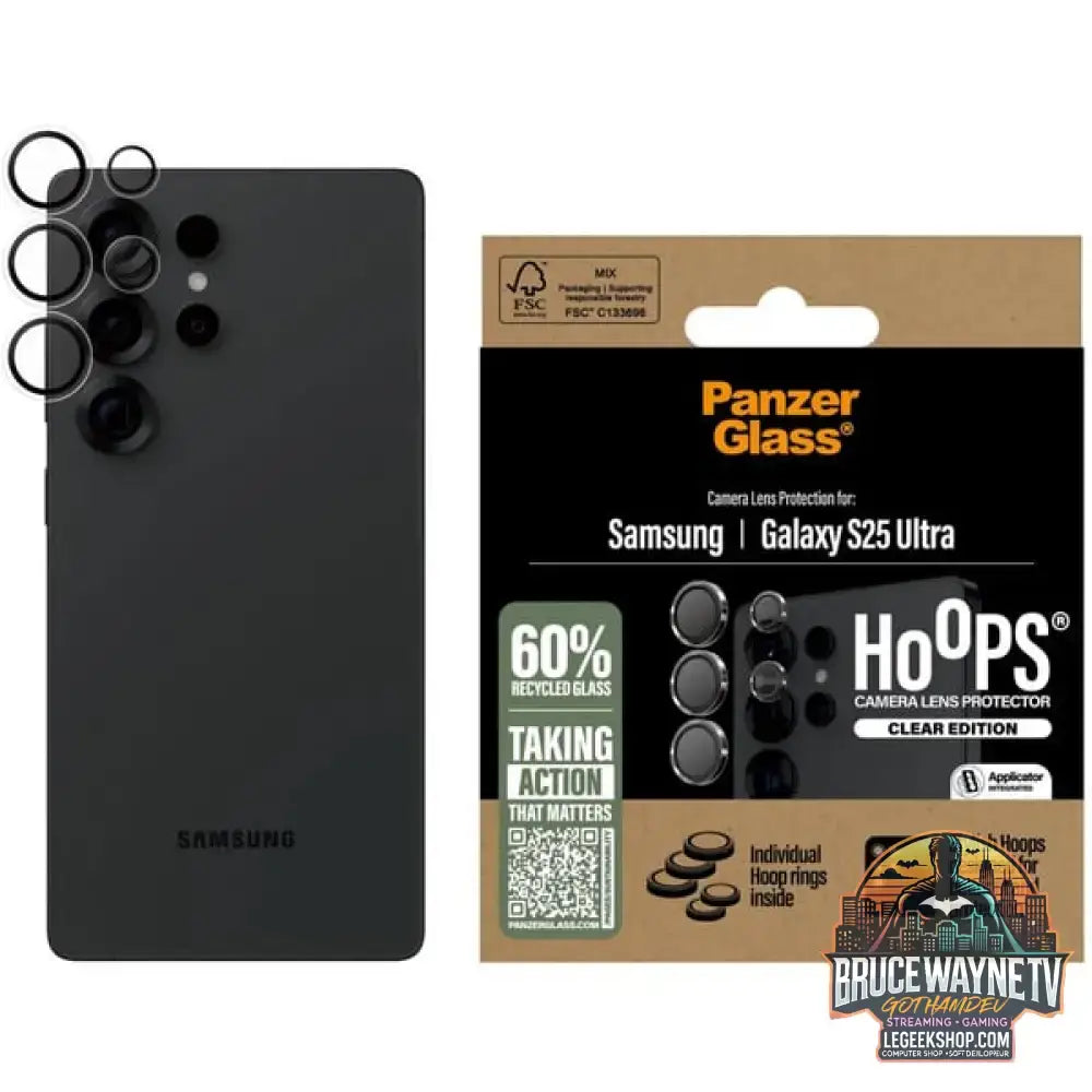 PanzerGlass Hoops Kameraschutz, Schutzfolie transparent, Samsung Galaxy S25 Ultra - PanzerGlass - vue 4