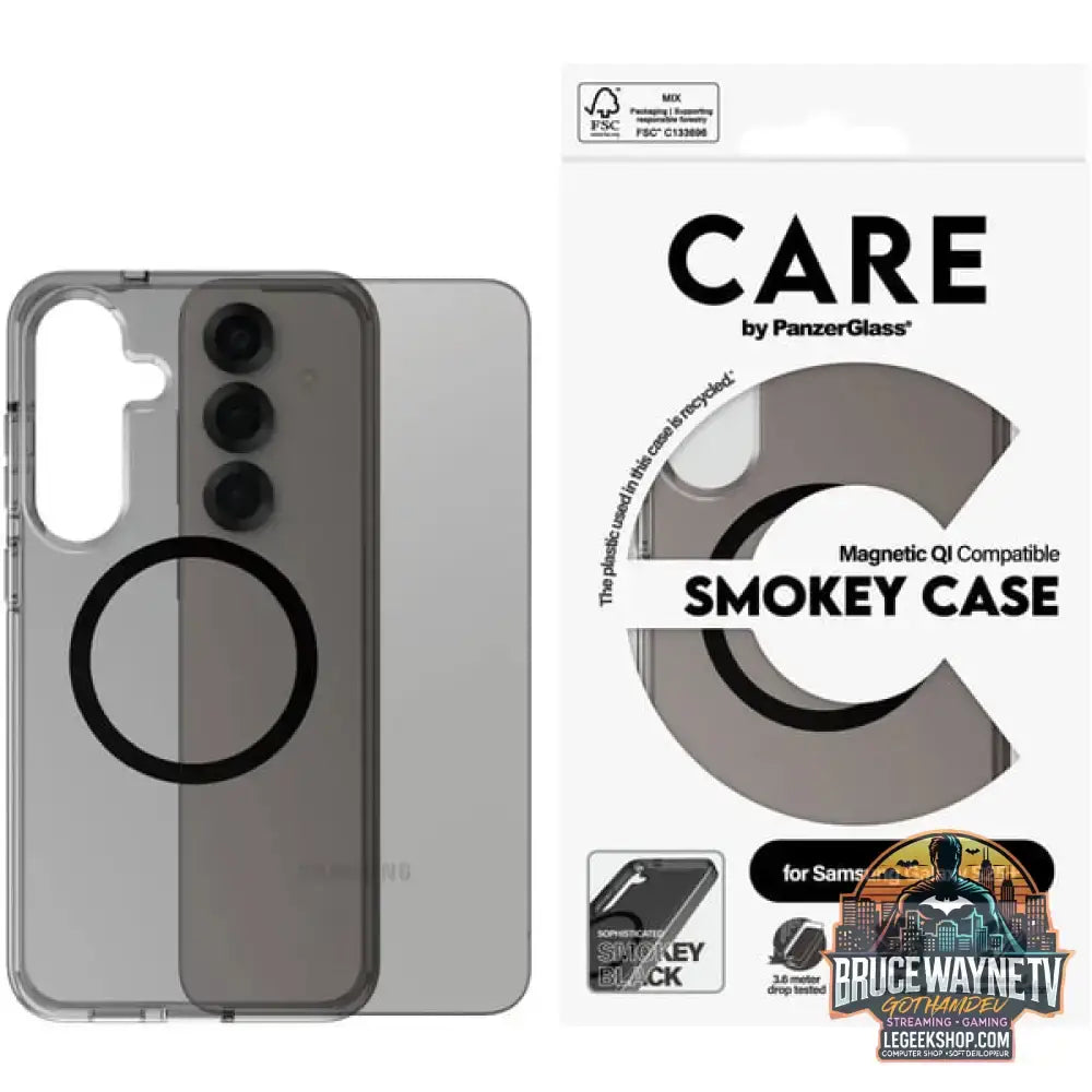 PanzerGlass Urban Combat Smokey Case, Handyhülle schwarz, Samsung Galaxy S25+, QI-kompatibel - PanzerGlass - vue 4