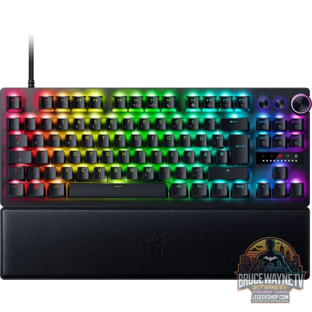 Razer Huntsman V3 Pro TKL, clavier gaming - vue 3