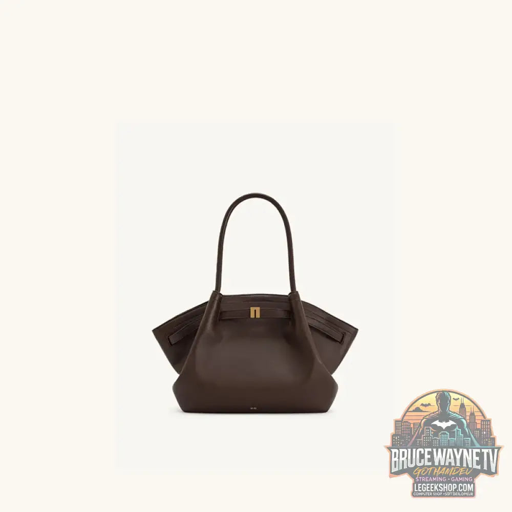 Sac Boulettes Femme JW PEI - Grande Capacité Bandoulière Fourre-Tout - Café foncé L - Sac à Main Femme