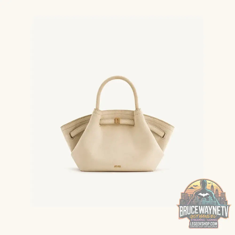 Sac Boulettes Femme JW PEI - Grande Capacité Bandoulière Fourre-Tout - Blanc cassé, petit - Sac à Main Femme