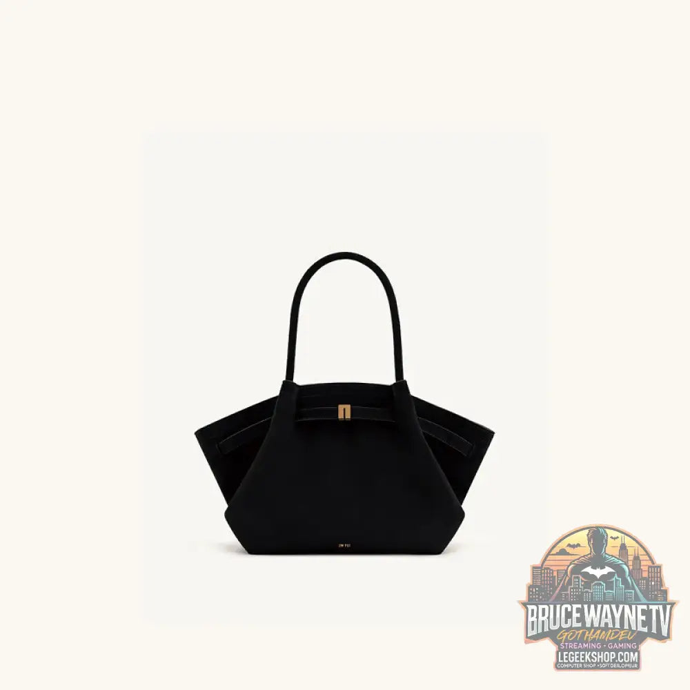 Sac Boulettes Femme JW PEI - Grande Capacité Bandoulière Fourre-Tout - Noir Grand - Sac à Main Femme