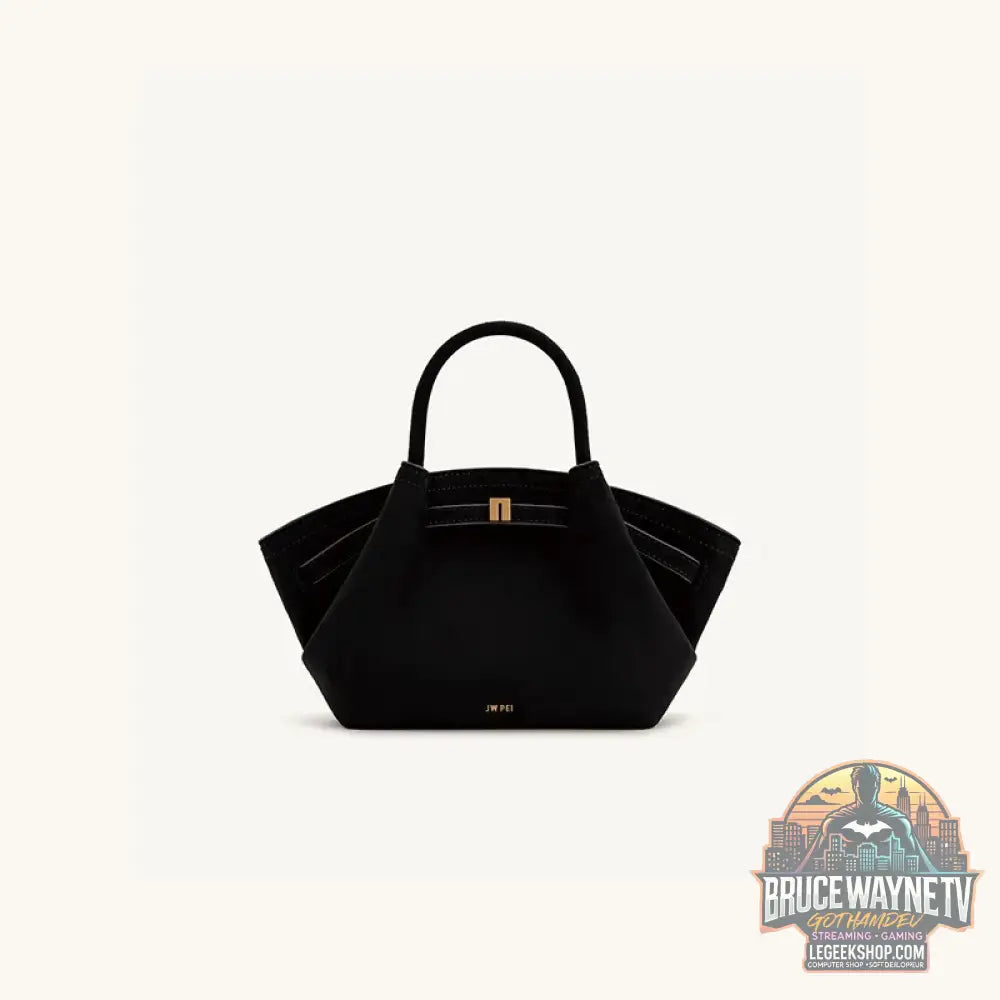 Sac Boulettes Femme JW PEI - Grande Capacité Bandoulière Fourre-Tout - Petit noir - Sac à Main Femme