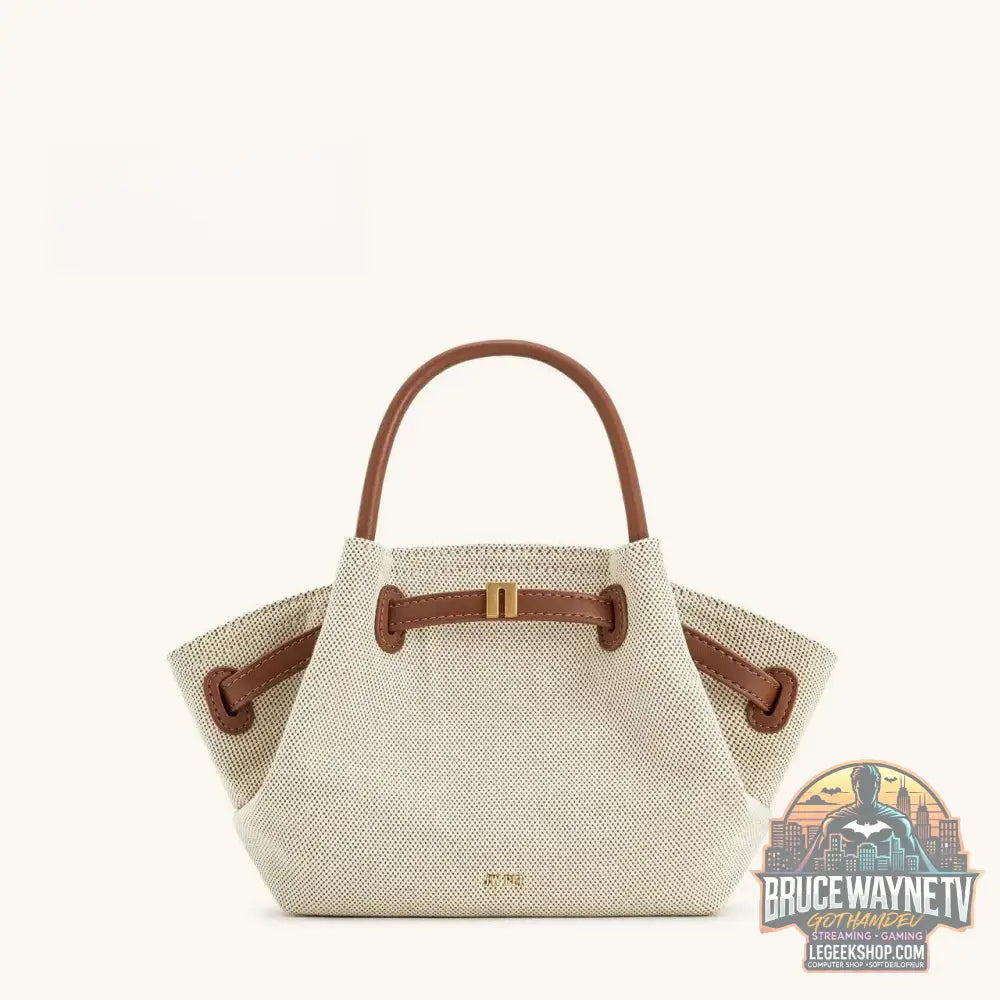 Sac Boulettes Femme JW PEI - Grande Capacité Bandoulière Fourre-Tout - Toile marron S - Sac à Main Femme