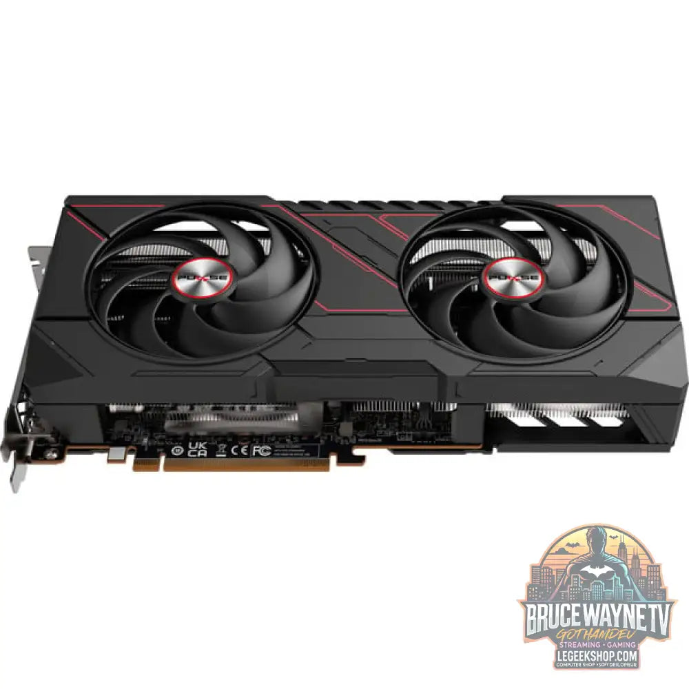 SAPPHIRE Radeon RX 9070 GRE Pulse Gaming OC, carte graphique noir, RDNA4, GDDR6, 2x DisplayPort, 2x HDMI - SAPPHIRE - vue 5