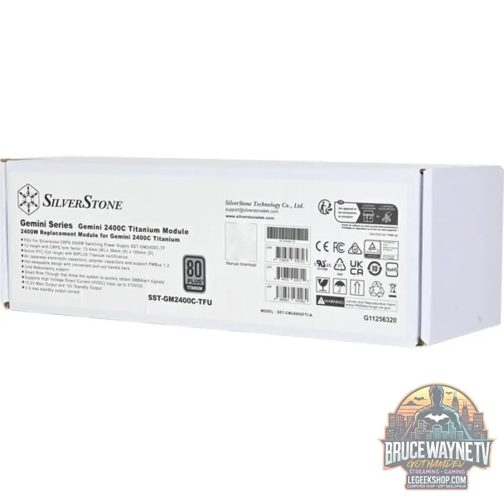 SilverStone Gemini 2400C Titanium Module (SST-GM2400C-TFU), alimentation PC - SilverStone - vue 9