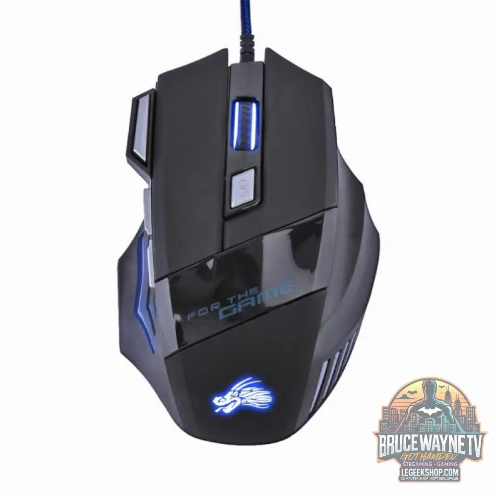 Souris Gaming USB 6 Boutons DPI Réglable RGB Filaire - Black / Tyrannosaurus Rex - Souris Gaming