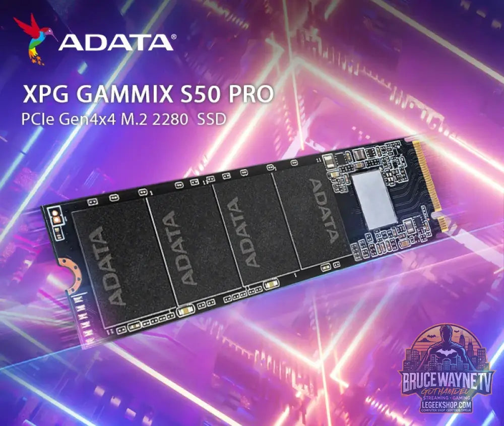 SSD NVMe ADATA XPG GAMMIX S50 PRO M.2 2280 PCIe Gen4x4 500GB 1TB 3D NAND TLC - SSD NVMe