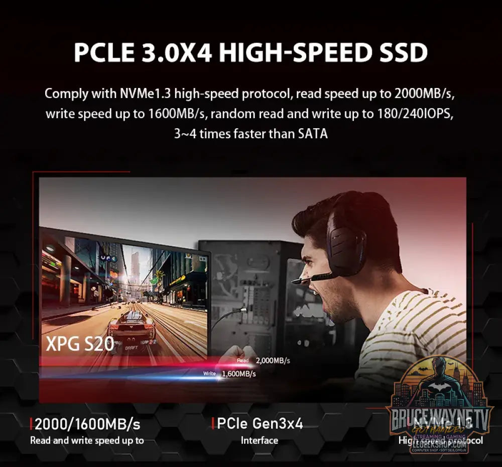 SSD NVMe ADATA XPG GAMMIX S50 PRO M.2 2280 PCIe Gen4x4 500GB 1TB 3D NAND TLC - SSD NVMe