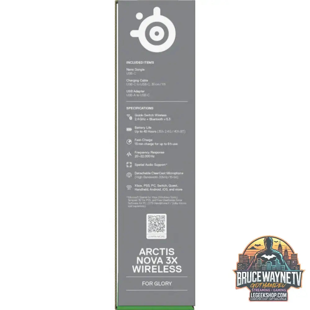 Arctis Nova 3X Wireless Lavender - SteelSeries - vue 11