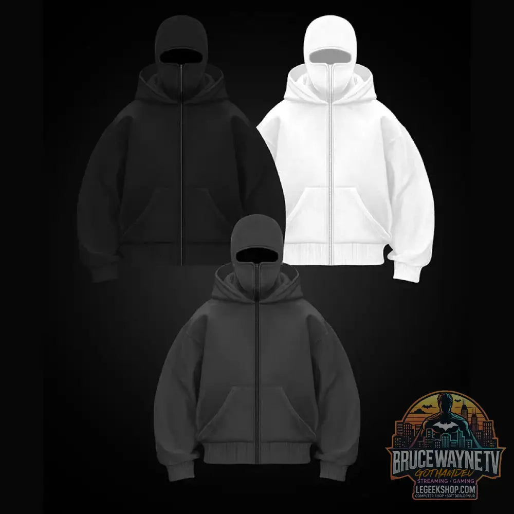 Sweat Capuche Zippé Unisexe Homme Femme Automne Hiver - Sweat Capuche