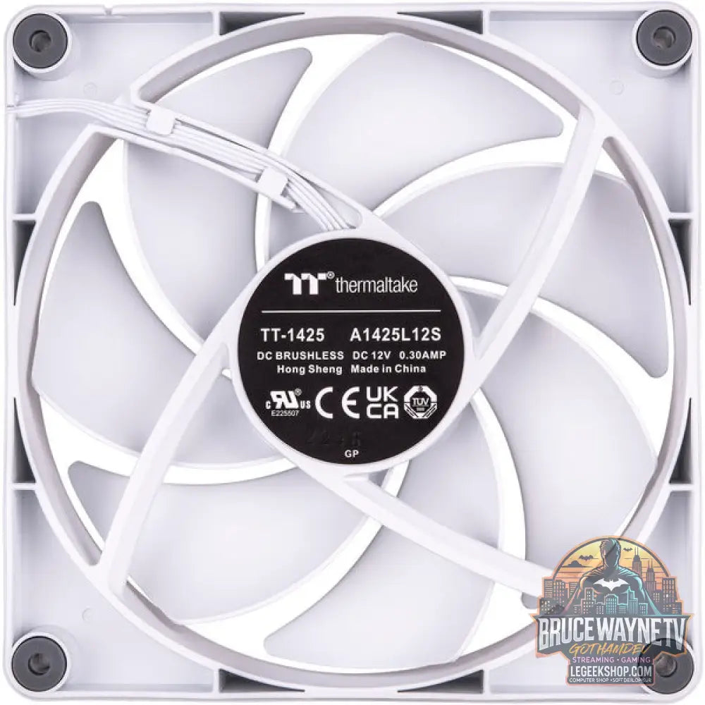 Thermaltake CT140 PC Cooling Fan White, Gehäuselüfter - Thermaltake - vue 5